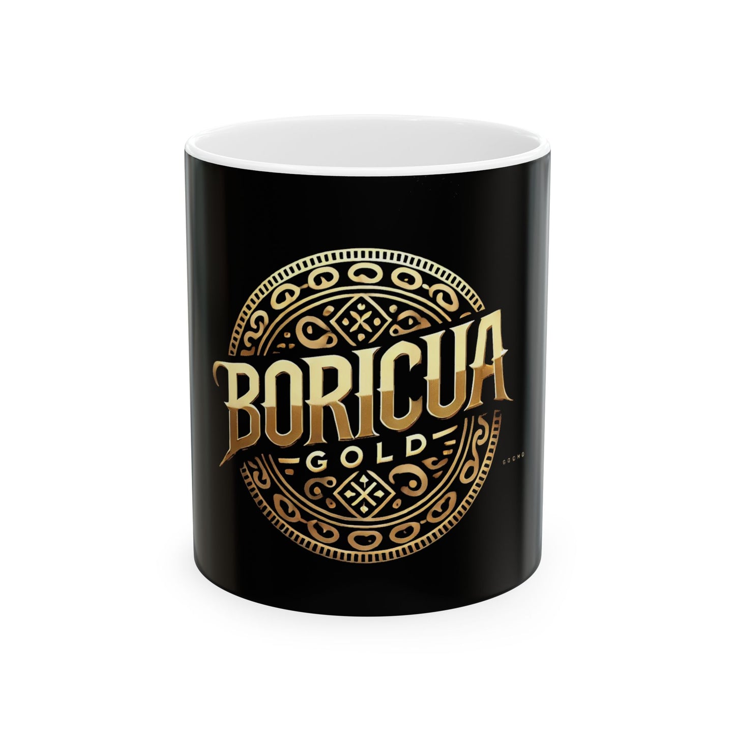 Mug - BORICUA GOLD Ceramic Mug (11oz, 15oz)