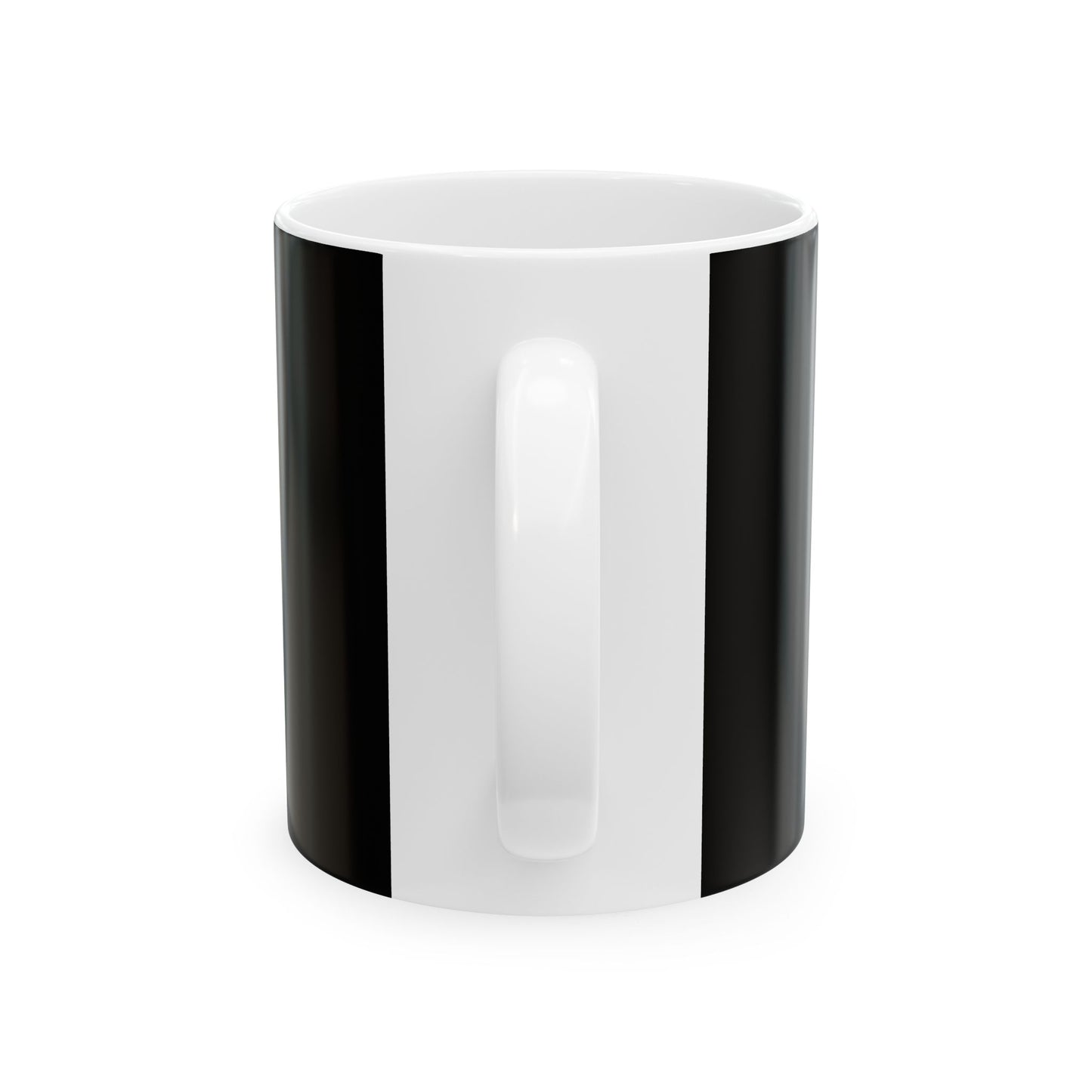 Ceramic Mug - Boricua VIP Black Mug with White Logo