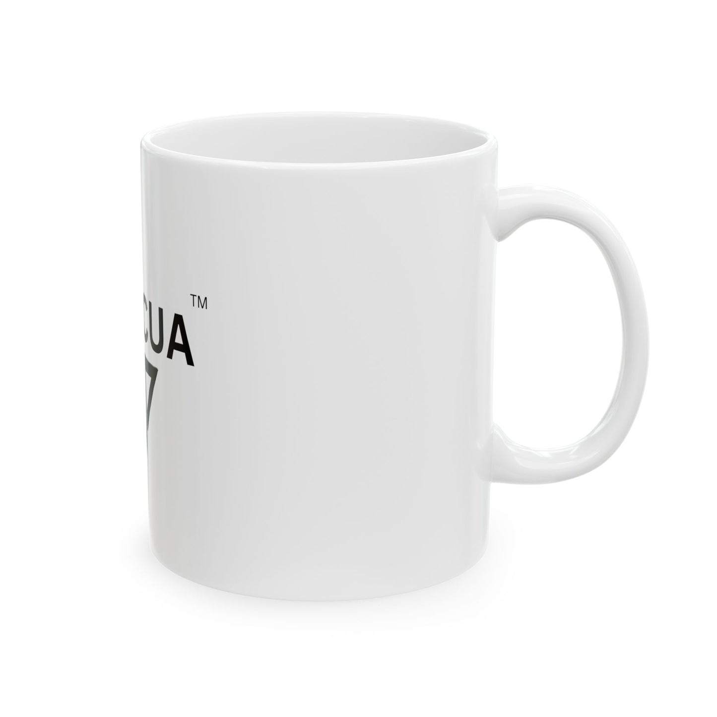 Ceramic Mug - Boricua VIP White Mug (Black Logo)